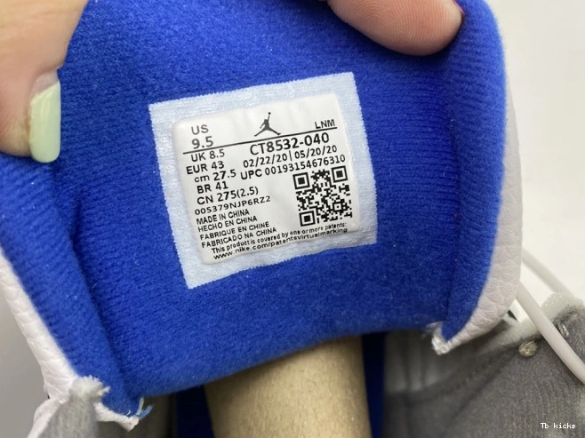 Reps TBK Air CT8532-040 Retro Blue 3 Jordan White 0708